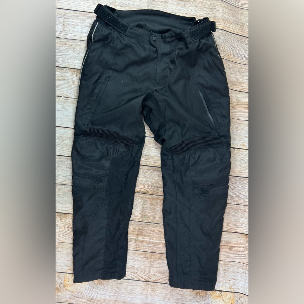 Mens Tourmaster Overpant Motorcycle Gear Black Size Large 34-36